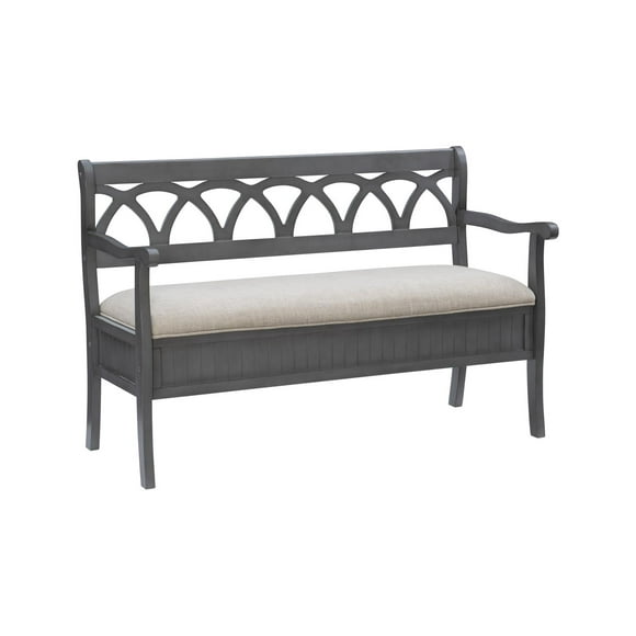 Harland Storage Bench, Grey