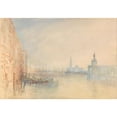 thumbnail image 3 of Joseph Mallord William Turner 24x18 Black Modern Framed Museum Art Print Titled - Venice, the Mouth of the Grand Canal (ca. 1840), 3 of 5