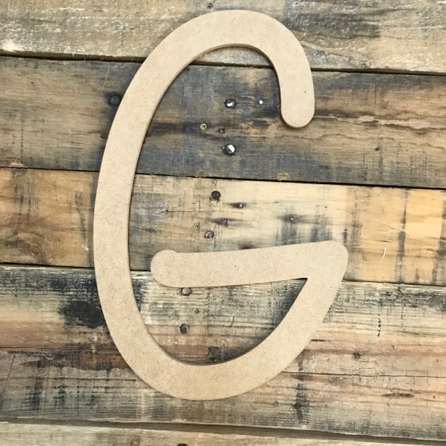 6'' Blank Wood Letter G, Fall is Coming Font, DIY Craft - Walmart.com