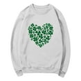 thumbnail image 6 of HAiming St Patricks Day Sweatshirt for Women Long Sleeve T-Shirts Crewneck Shamrock Printed Pullover Tops, 6 of 7