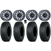 Black Rhino Rapid 15" Wheels Gm 35" Tenacity XNR Tires Kawasaki Teryx Mule