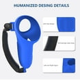 thumbnail image 2 of 1 Par Empuñaduras Controlador Antideslizantes Silicona para Meta Quest 3 VR() Azul, 2 of 8