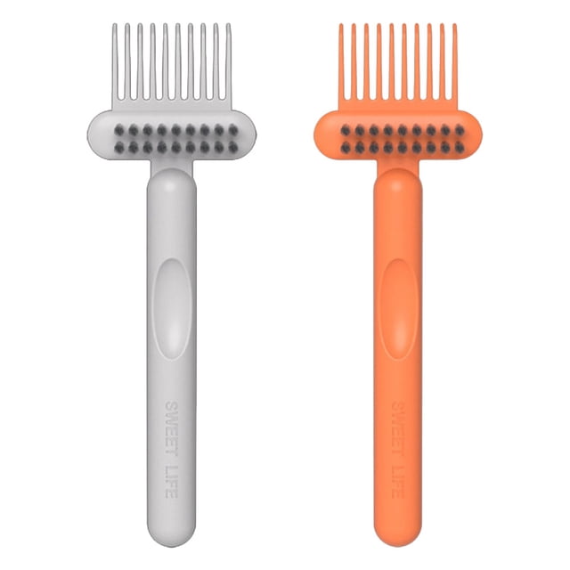 2 cepillos de limpieza para peines, cepillos para el cabello, cepillos para el cabello, herramienta limpiadora ...