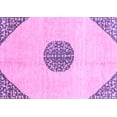 thumbnail image 1 of Ahgly Company Indoor Rectangle Abstract Purple Modern Area Rugs, 2' x 3', 1 of 4