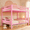 Pink, variant on Laisnet 1000LBS Metal Bunk Bed, Full over Full Size Loft Bunk Bed for Teens Adults, Heavy-Duty Quiet Bed Frame, Black
