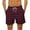 White, variant on Maean Men's Big and Tall Sleepwear Shorts Pajama Bottom Lounge Plaid Elastic Waist Shorts with Pockets