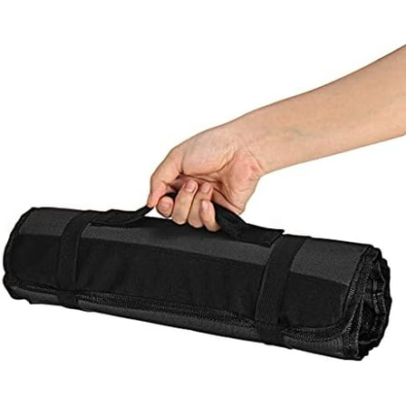 Professional Cutlery Chef Bag – Knife Roll Bag for Chefs Fits up to 22 Knives Black