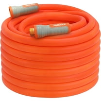 Heavy Duty Garden Hose 5/8 in x 75 ft, Super Flexible Water Hose, All-weather, Lightweight, Burst 600 PSI