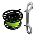 thumbnail image 3 of keepw 30m Aluminum Alloy Cave Diving Finger Spool Guide Line Reel Black, 3 of 6