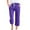 Purple-07, variant on Owordtank Capri Pants for Women Wide Leg High Waisted Casual Lounge Summer Office Work Pants with Pockets