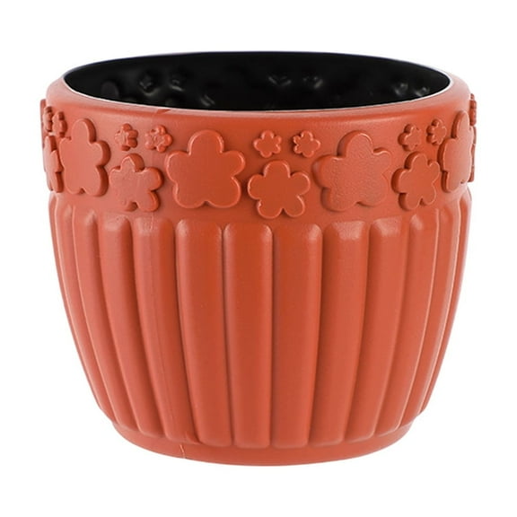 Wovilon Plastic Imitation Glazed Vase Living Room Flower Arrangement TV Cabinet Decoration Dried Flower Decoration Flower Pot Flower Utensil