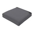 thumbnail image 2 of Funda de asiento de silla de comedor de poliéster para protección de asiento decorativa de cocina gris Zulema funda de asiento suave y duradera, 2 of 8