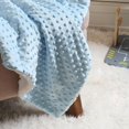 thumbnail image 6 of CREVENT Cozy Soft Warm Sherpa Baby Blanket for Infant Toddler's Crib Cot Stroller Gifts for Baby Boys All Season Use (30"X40" Blue dot), 6 of 7