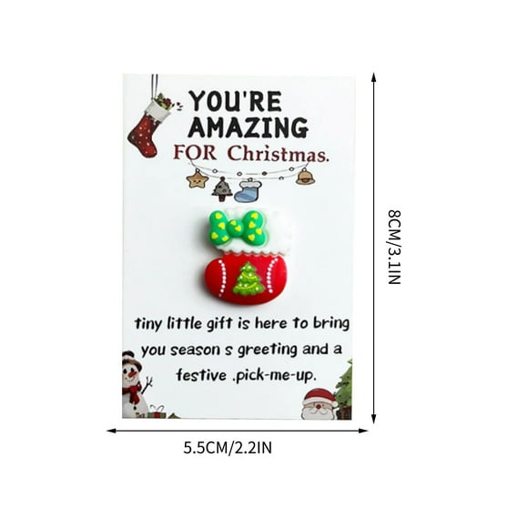 the Christmas Card 10Pcs Mini Pocket Christmas Cards for Greeting Christmas Cards Holiday