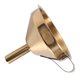 thumbnail image 2 of Stainless Steel Funnel Kitchen Oil Liquid Funnel with Detachable Filter/Strainer for Canning Kitchen Tools (Gold), 2 of 4