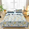 thumbnail image 2 of OAVQHLG3B Ice Silk Summer Quilt, Cooling Thin Bedspread, Breathable Washable, for Double Single Bed, Seasonal Gift, 2 of 6