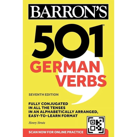Barron's 501 Verbs 501 German Verbs, Seventh Edition, (Paperback)