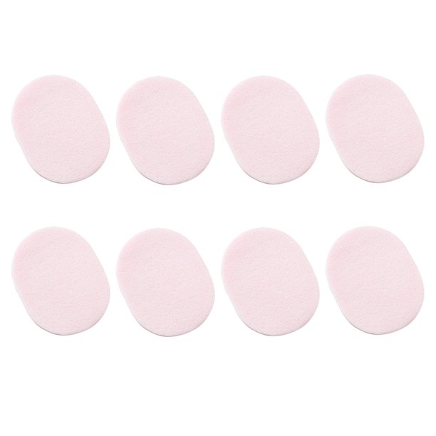 Esponjas faciales, esponja de limpieza facial ovalada colorida, almohadilla de esponja para limpieza facial, exfoliante Vhermosa Figuras Decorativas y Floreros