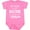 Raspberry, variant on Inktastic My Mom is a Doctor and a Hero Boys or Girls Baby Bodysuit