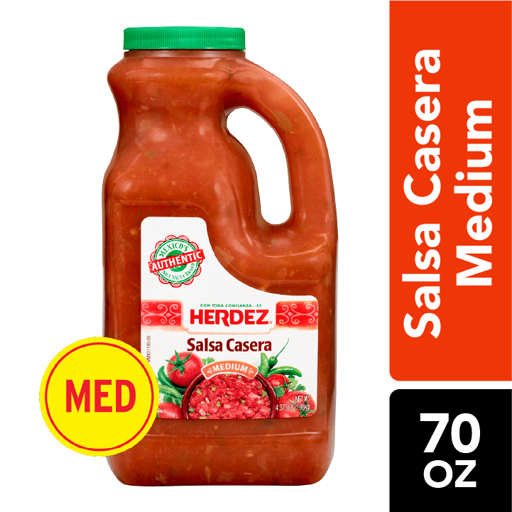 Herdez Salsa Casera, Medium, 70 Ounce