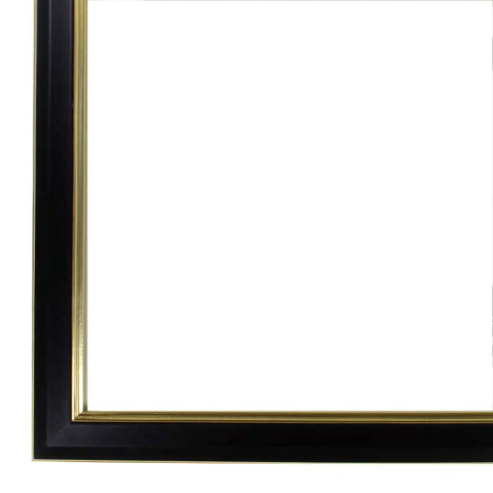Studio Decor 8.5" x 11" Black & Gold Document Frame with Double Mat