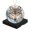C0333, variant on Funny Christmas Ornament,Stunning View Of The Eiffel Tower At Sunrise,Xmas Round Ceramic Pendant