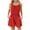 Red, variant on Timegard Rompers for Women Scoop Neck Elastic Waist Short Jumpsuit Casual Comfy Solid Color Outfits