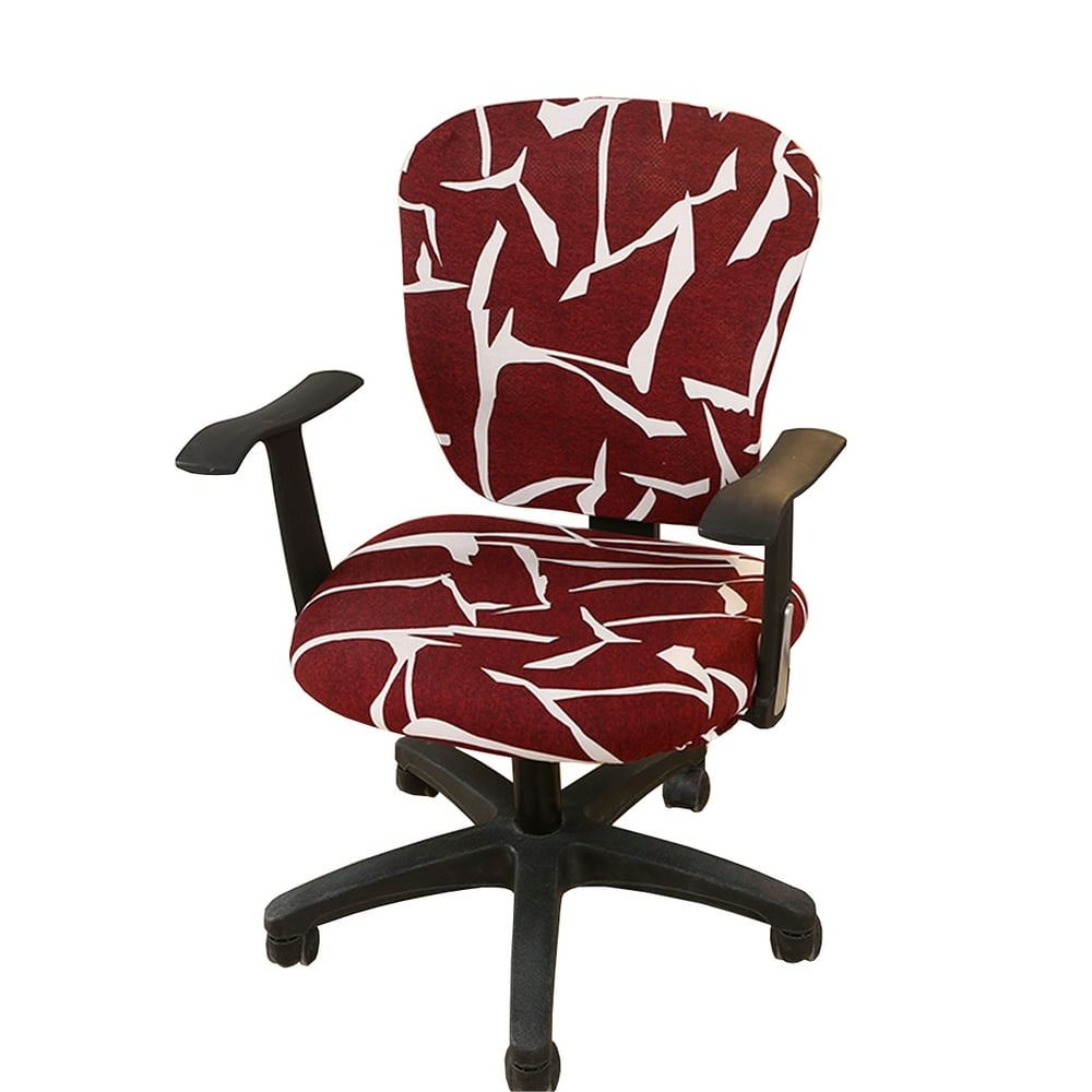 Stretch Jacquard Office Computer Chair Seat Covers,Removable Washable