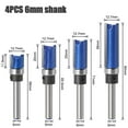 thumbnail image 1 of Chendee 6Mm 6.35Mm Shank Bearing Flush Trim Pattern Router Bit Trimming Bit Industrial,6Mm Shank, 1 of 9
