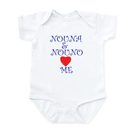 

CafePress - NOUNA AND NOUNO LOVE ME Infant Bodysuit - Baby Light Bodysuit