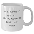 thumbnail image 2 of Hilarious Auctioneer Quote White Coffee Mug Birthday Unique Gift from Friends, Gifts for Auctioneer, 2 of 4