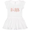 thumbnail image 3 of Inktastic Pink Paris Eiffel Tower with Flowers Girls Toddler Dress, 3 of 5