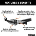 thumbnail image 2 of CURT 31010 Trailer Hitch Mounted Winch Mount, Fits 2 Inch Receiver Tube, 2 of 7