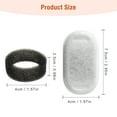 thumbnail image 6 of Oneisall 8 Pack Replacement Filters & 2 Pack Replacement Sponges for CW-07 7L Dog Water Fountain - White, 6 of 6