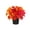 07# (A), variant on Lighted Christmas Garden Stake Artificial Pine and Cedar Foliage with Red Berries Pinecones Bow and Bell for Front Yard Seasonal Decoration