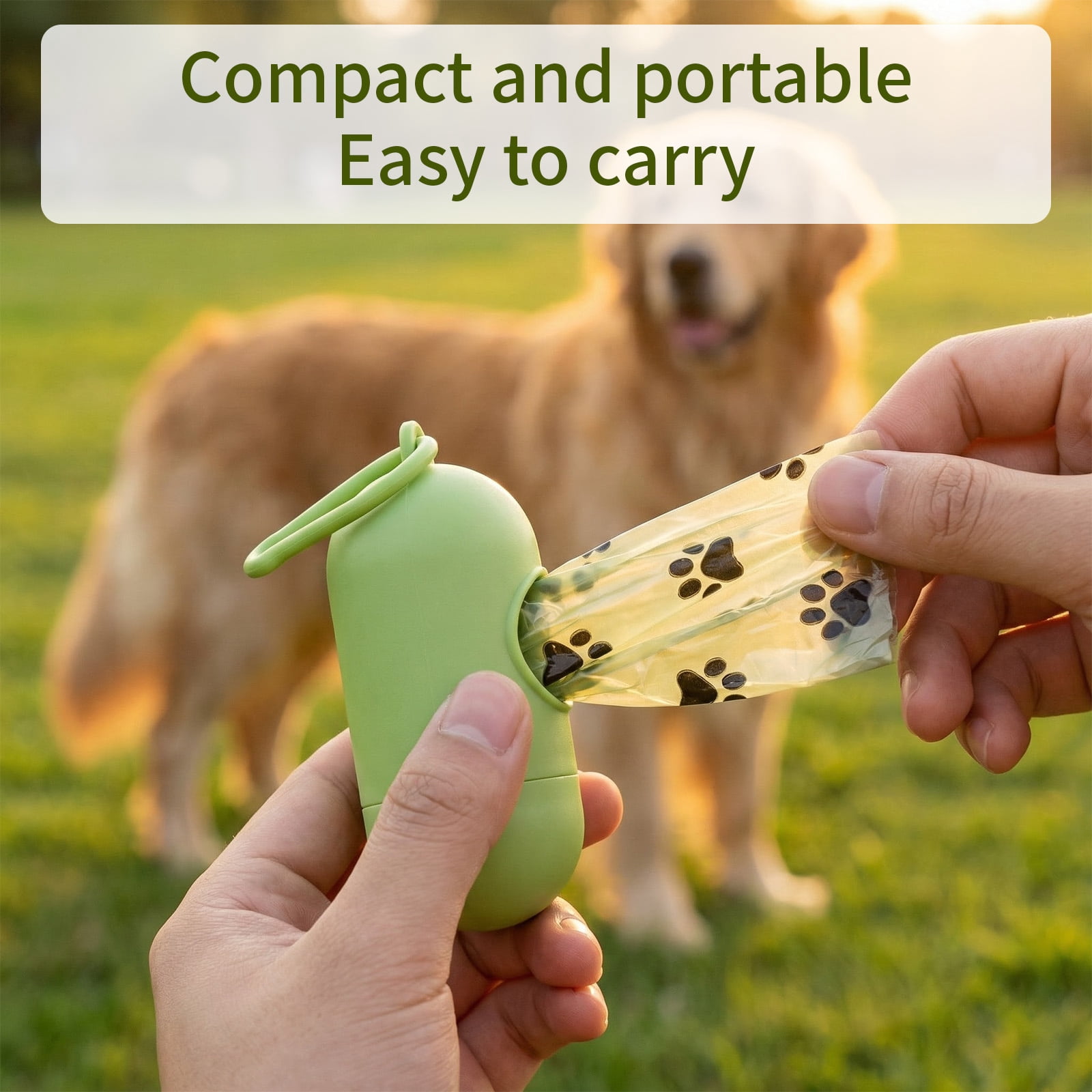 Welan Dog Poop Bags Dog Waste Bags,Eco-Friendly Poop Bags,36 Rolls 540 Counts 1C Thickness,9"X12",Green
