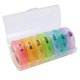 thumbnail image 5 of Organizador semanal de pastillas, 7 días, 2 veces al día, pastilleros diarios grandes para pastillas/vitaminas/aceite de pescado/suplementos, pastillero sin Bpa, fácil de limpiar, 5 of 5