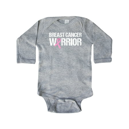

Inktastic Breast Cancer Warrior Gift Baby Boy or Baby Girl Long Sleeve Bodysuit