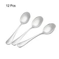 thumbnail image 3 of Uxcell Metal Spoons 5.4" 410 Stainless Steel Spoon for Home Kitchen Restaurant 12 Pack, 3 of 6
