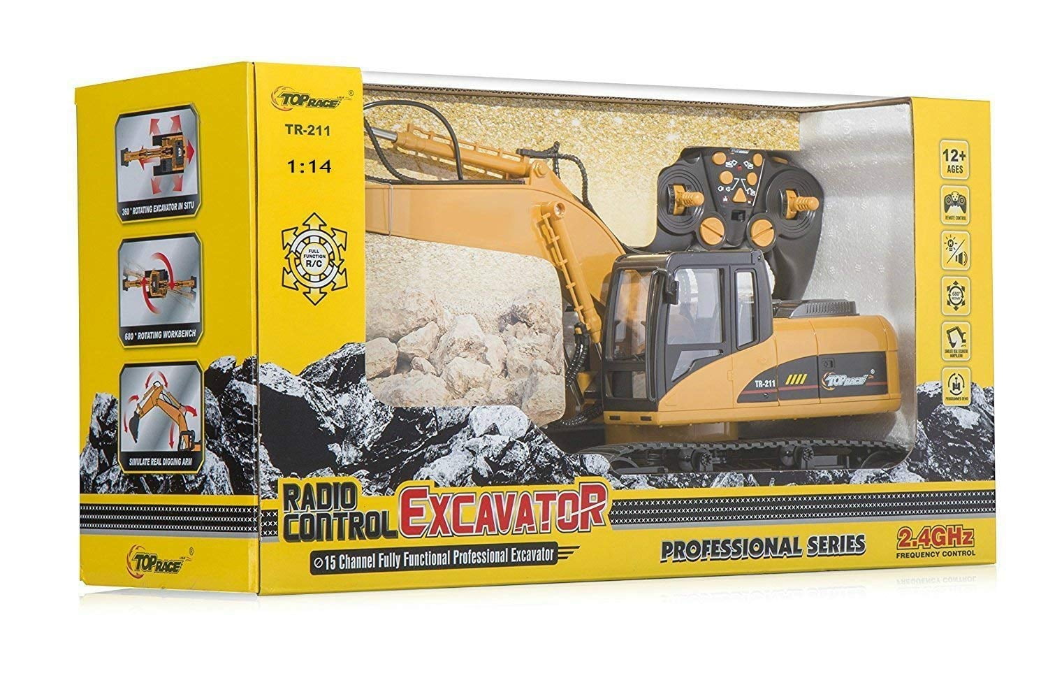 remote control backhoe toy