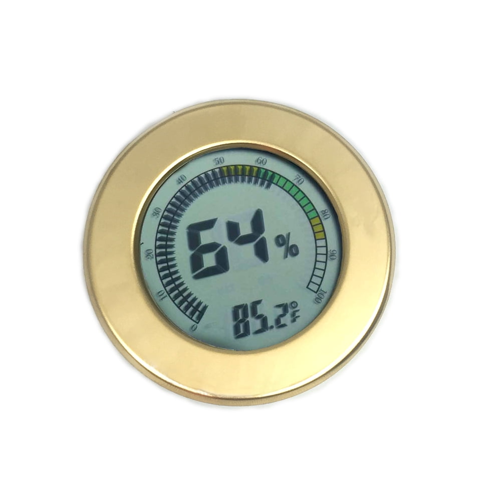 Visol Modern Circular Digital Hygrometer Gold by Overstock