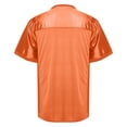 thumbnail image 5 of FRSASU Men's Short Sleeve Shirts V-Neck Mesh Fabric Pullovers Breathable Quick Dry Gym Workout Tops Orange, 5 of 8