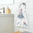thumbnail image 6 of Coolnut 2 Pack Lighthouse Sailboat Hand Towel Cotton Ultra Soft and Highly Absorbent Face Towel Bath Decor Quick Drying Fingertip Towel 16x28 Inches Wash cloth, 6 of 7