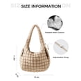 thumbnail image 3 of Bolso de hombro ASWACA Puffer acolchado para mujer Nylon 2025, 3 of 4