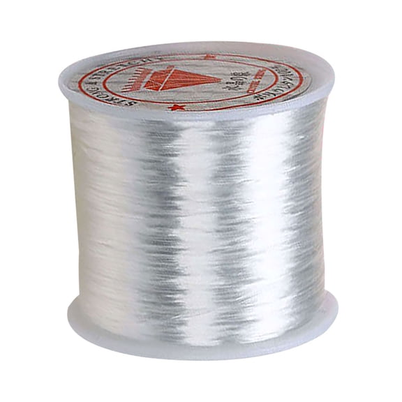 D-GROEE 80 Yards Bracelet String, Elastic String for Bracelets Jewelry Making, Stretchy Beading String Elastic Cord for Bracelets