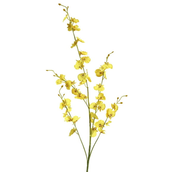 EGNMCR Fake Flowers, Artificial Flowers Dancing Lan Heart Orchid Artificial Flower Wedding Decoration INS Wind Five-legged dancing orchid
