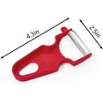 thumbnail image 7 of Vegetable Peelers, 3 Pack Potato Peelers for Apple Fruit Carrot Zucchini Cucumber Potatoes, Stainless Steel Shredder Slicer Multifunctional Veggie and Fruit Peeler, 7 of 7