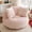 Pink, variant on CKEASEAN 45" Cordudroy Large Bean Bag Chair with Armrests, Deep Seat and 3 Pillows - Lounge Floor Sofa for Adults in Living Room or Bedroom