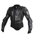 thumbnail image 3 of Chaqueta de motocicleta para carreras, armadura protectora para hombres, ciclismo, ATV, motocross, chaqueta de protección corporal, ropa, equipo de protección, negro/rojo, 3 of 5