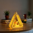Christmas Ornaments, Vintage Night Lights-12 Pack Triangle Glowing ...